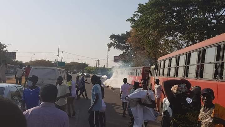 police attack free Zakzaky protest in Abuja on tue 8  dec 2020